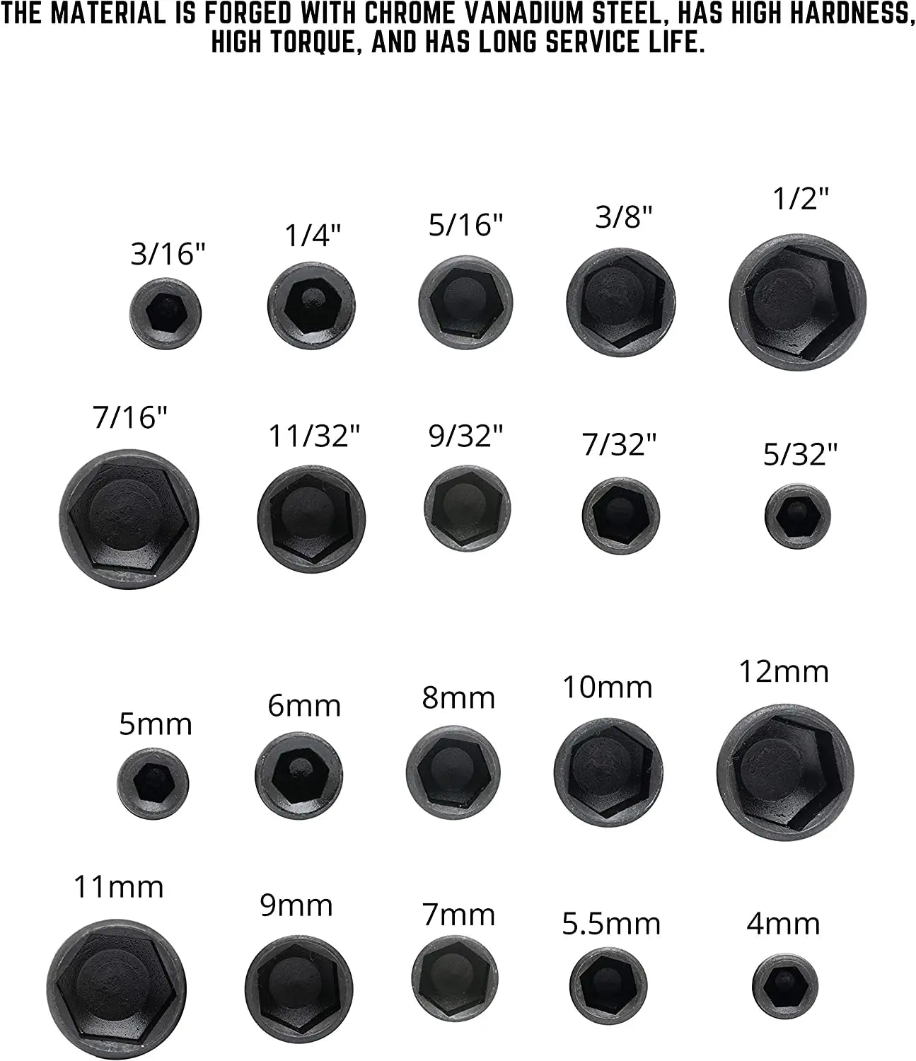 9pcs/set 5mm-13mm Set