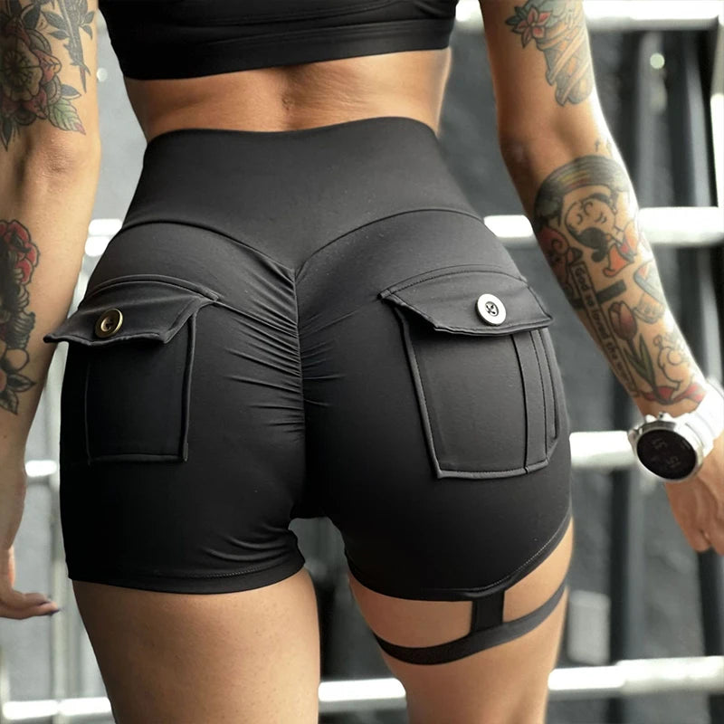 Cargo Style Fitness Shorts