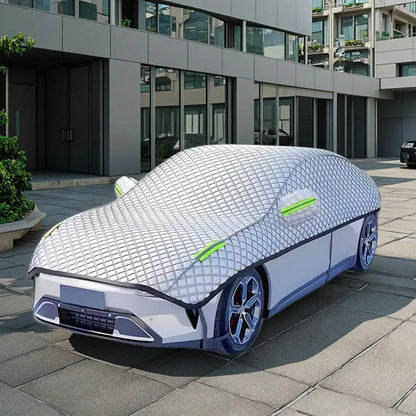 Universal Car Cover Four Seasons Protection Anti Freeze Thermal Insulation Sun UV Resistance Snowproof Year Round Use