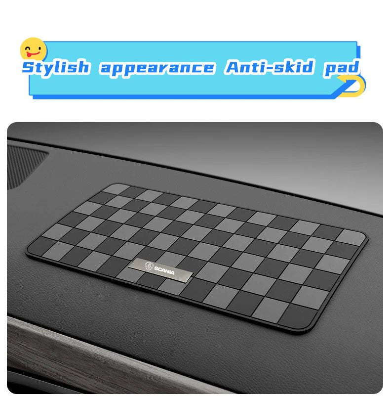 Car interior anti-slip mat center console anti-slip mat beautiful anti-scratch for SCANIA car accessories