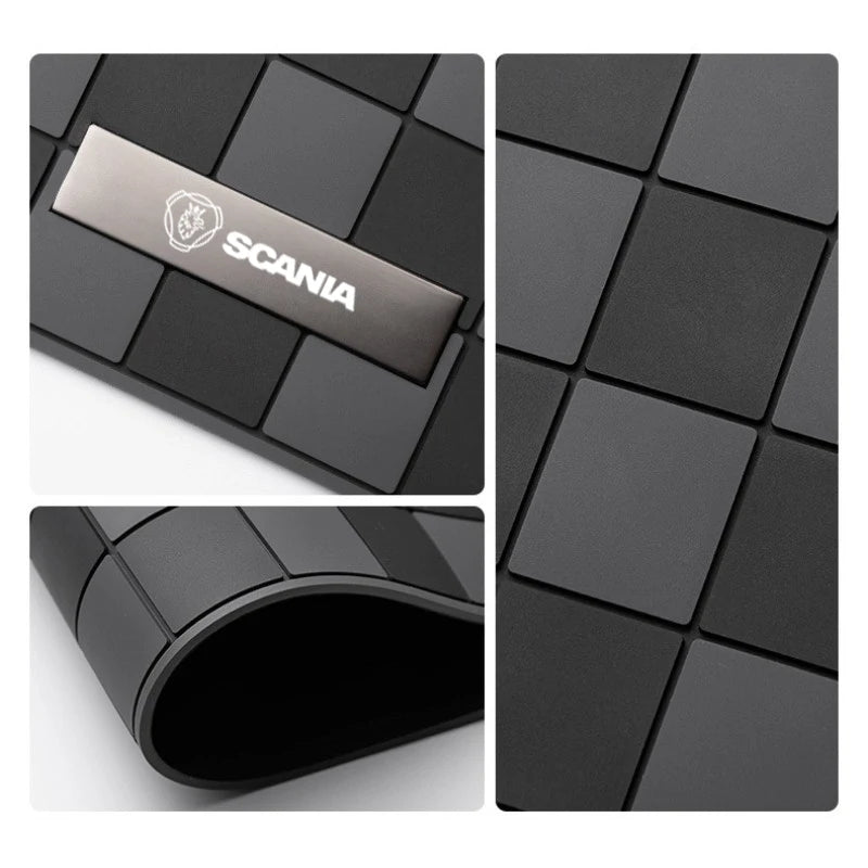 Car interior anti-slip mat center console anti-slip mat beautiful anti-scratch for SCANIA car accessories