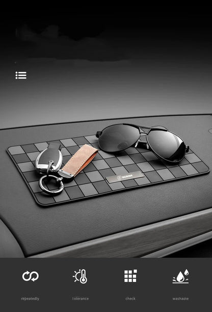 Car interior anti-slip mat center console anti-slip mat beautiful anti-scratch for SCANIA car accessories