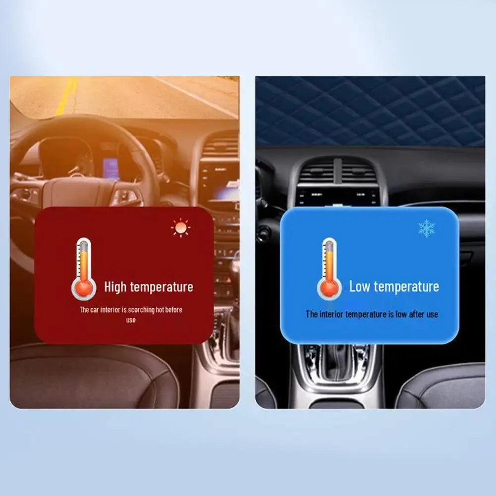 Universal Car Cover Four Seasons Protection Anti Freeze Thermal Insulation Sun UV Resistance Snowproof Year Round Use