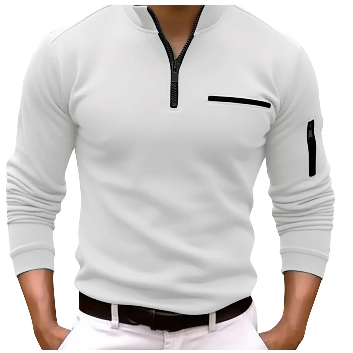 Male Quarter Zip Work Shirt