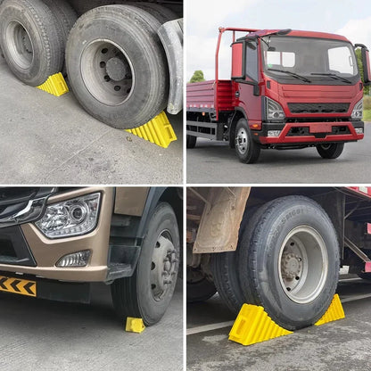 Car Multipurpose Anti-Slip Wheel Chock Portable Tire Chocks Wear-Resistant Tire Stopper Wheel Stopper for Trucks Car Accessories